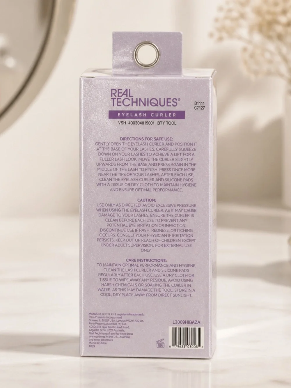 Madden Girl Eyelash Curler Purple Glitter Handles New